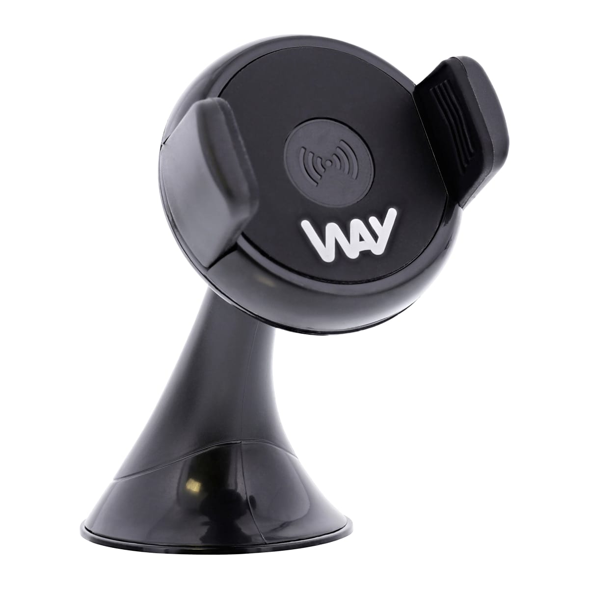 WAY 10W wireless suction cup and air-vent grid jaw holder 