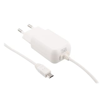 Wall charger with Micro USB integrated cable 5W