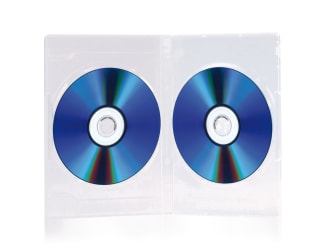 TRANSLUCENT DVD CASES DOUBLE X5