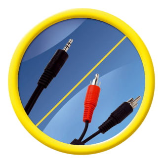 JACK 3.5MM/2 RCA CABLE 1.2M A 2RCA MALE 1.20M HEAD TAG