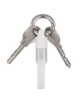 USB/MICRO USB PORTE-CLÉS BLANC