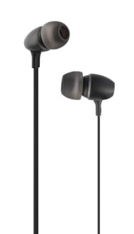 FEELINGS BLACK EARPHONES + MIC UNIVERSAL HAND FREE KIT