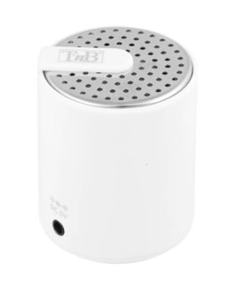 HAPPY MINI SPEAKER - WHITE MONO 2W  LITHIUM BATTERY