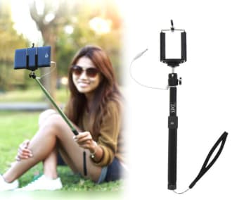 MONOPOD SELFIE WITH CABLE FOR SMARTPHONE