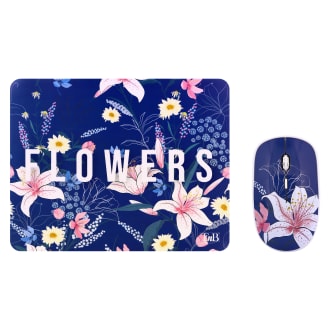 Conjunto de mouse pad e mouse sem fio GARDEN EXCLUSIV