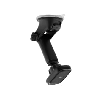 Magnetic and telescopic suction cup holder