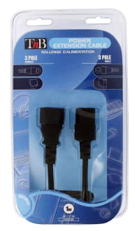 RALONGE ALIMENTATION POLES 3F ECRAN A 3M ORDINATEUR