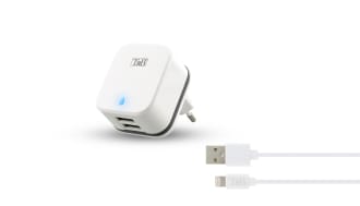 CARREGADOR DE REDE 3.4A 2 USB RELÂMPAGO