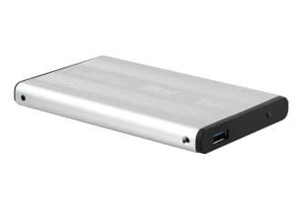 Caja para disco duro SSD / HDD de 2,5" - gris