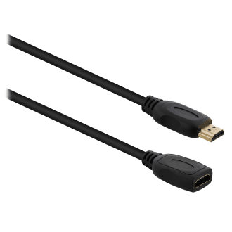 Male HDMI / female HDMI cable 2m