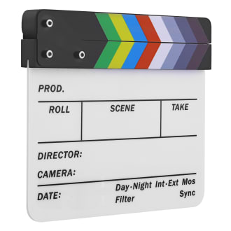 Cinema clapperboard - INFLUENCE