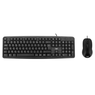 Paquete de teclado y mouse con cable BRIDGE