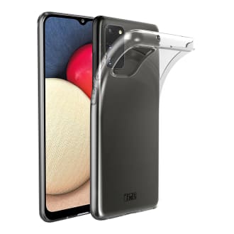 Estojo transparente para Samsung Galaxy A02s