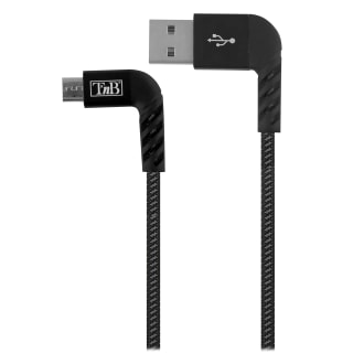 Câble micro USB renforcé connecteur coudé XTREMWORK