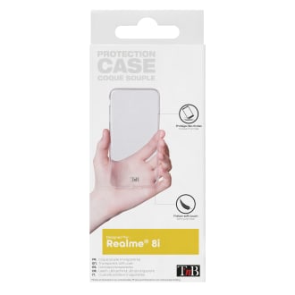 Coque souple transparente pour Realme 8i