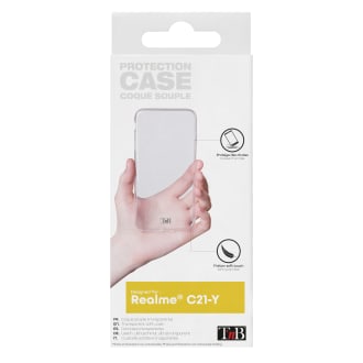 Coque souple transparente pour Realme C21 Y