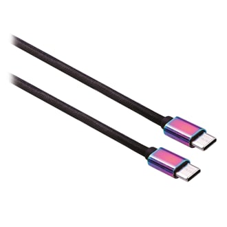 USB-C to USB-C cable iridium connectors