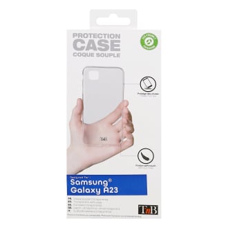 SAMSUNG A23 TRANSPARENT SOFT CASE