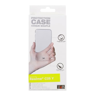 Coque souple transparente pour Realme C25Y