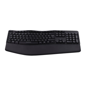 ERGONOMIC - Wired ergonomic keyboard with magnetic wrist rest