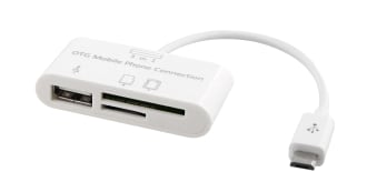 Adaptador OTG Micro USB 3 em 1