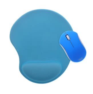 Pacote de mouse sem fio e mouse pad ergonômico