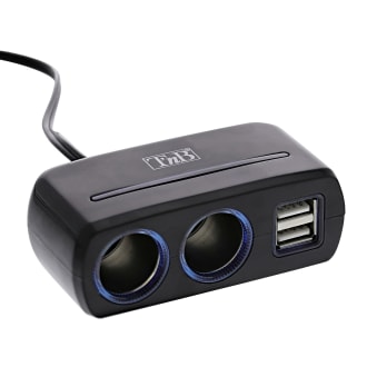 2XUSB-A 30W car charger + 2 cigarette lighter sockets