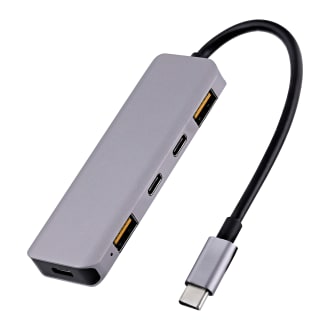 Hub 5 em 1 - USB-C e USB-A com fornecimento de energia de 100 W - USB 3.2 (10 Gbps)