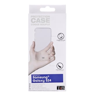 Coque souple transparente pour Samsung Galaxy S24