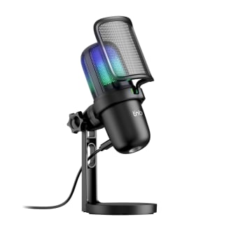 Microphone avec illumination LED en couleur - INFLUENCE PRO