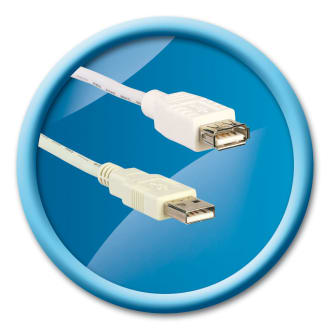 USB-A 2.0 M/F CABLE 5M