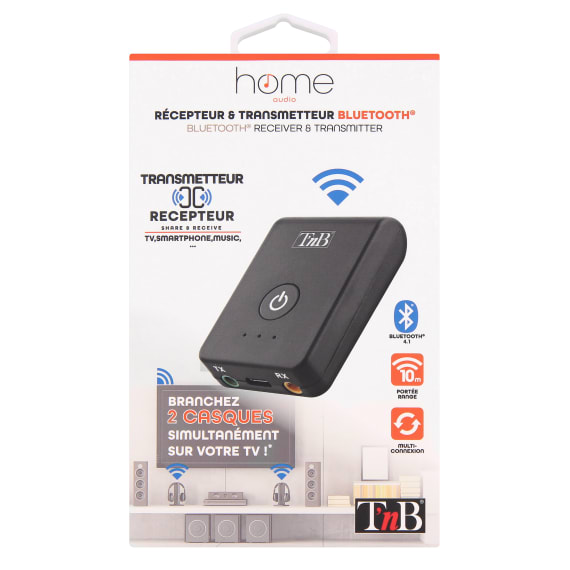 Bluetooth®-Audio-Sender/Empfänger BT-Senrex, 2in1-Adapter