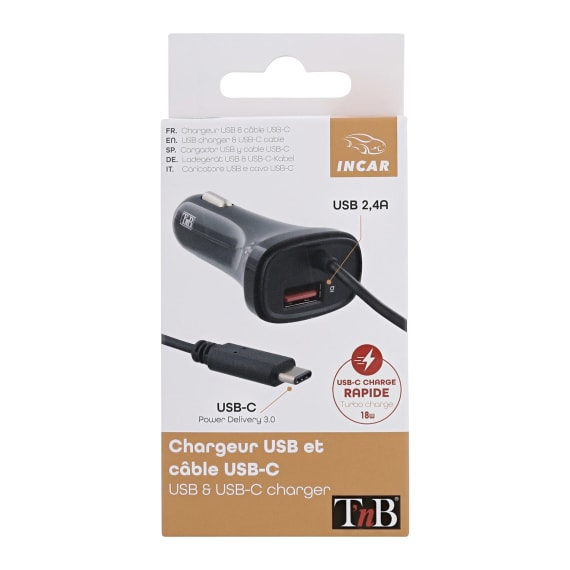 Chargeur USB Réversibles Ultra Rapide