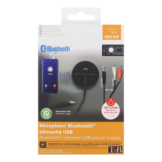 Receptor bluetooth jack 3.5mm/RCA - T'nB