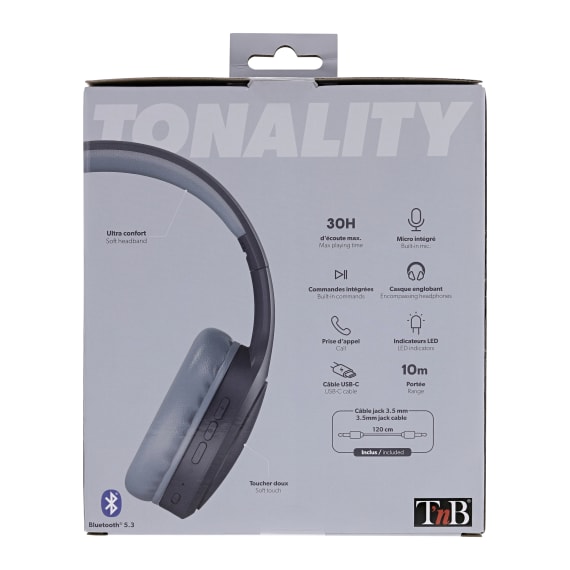 Casque Bluetooth circum-aural TONALITY - T'nB