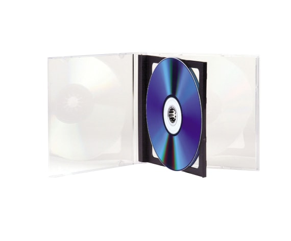 Pack de 10 boîtiers range-CD pour CD, DVD et Bluray pas chers, Boîtiers /  Jaquettes