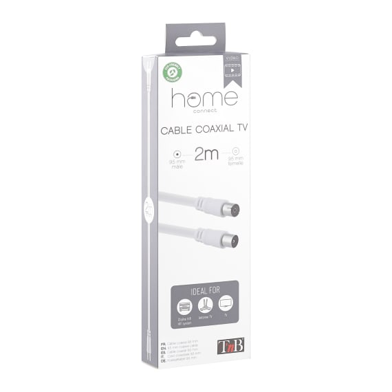 Cable antena TV 9,5 mm macho/hembra 5m - T'nB