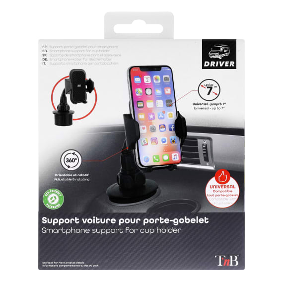 Support Téléphone Voiture Porte Gobelet