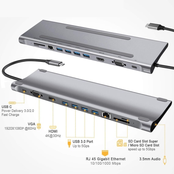 HUB USB-C 6EN1 TNB ICLICK