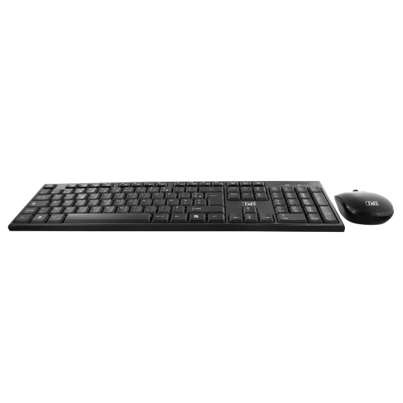 T'nB KBSCBK2 clavier FR sans fil +USB AZERTY Qwerty Noir