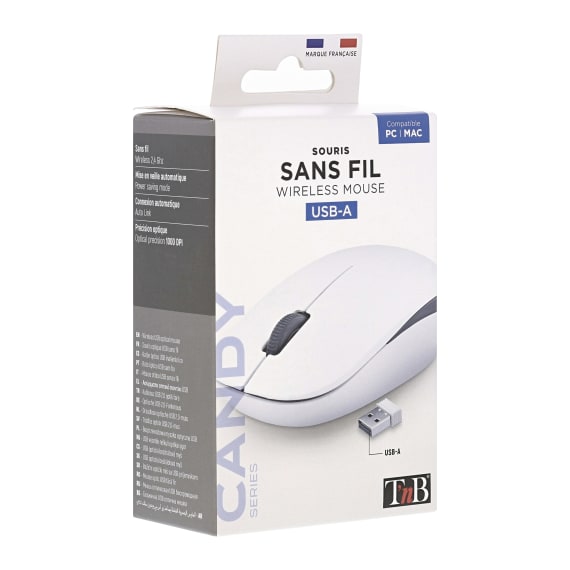 SOURIS SANS FIL 2,4 G (ARGENTE) M09