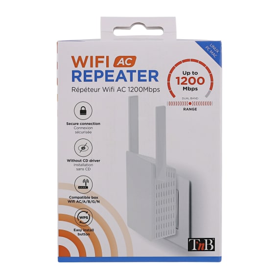 Puissant répéteur de portée Wifi sans fil - Répéteur Wifi 1200mbps