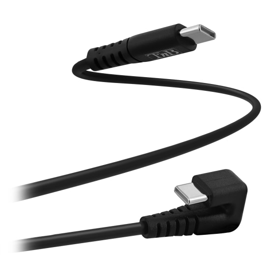 Câble USB-C PD connecteur coudé 180° gaming - T'nB