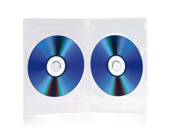 TRANSLUCENT DVD CASES DOUBLE X5