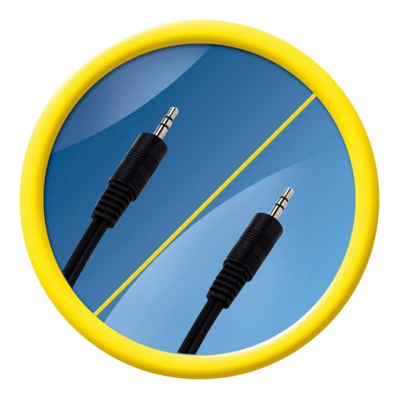 CABLE STEREO 3.5MM M/M 0.8M