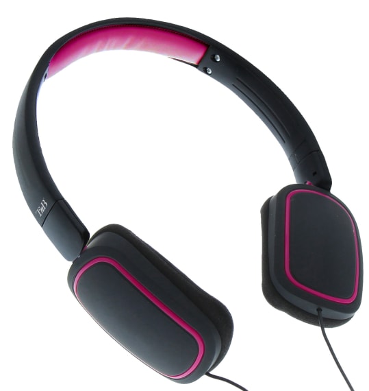 CASCO DE ACCESO ROSA/NEGRO ESTÉREO