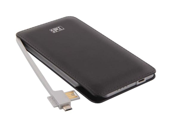 Batería externa micro USB delgada de 6000 mAh y 10 W