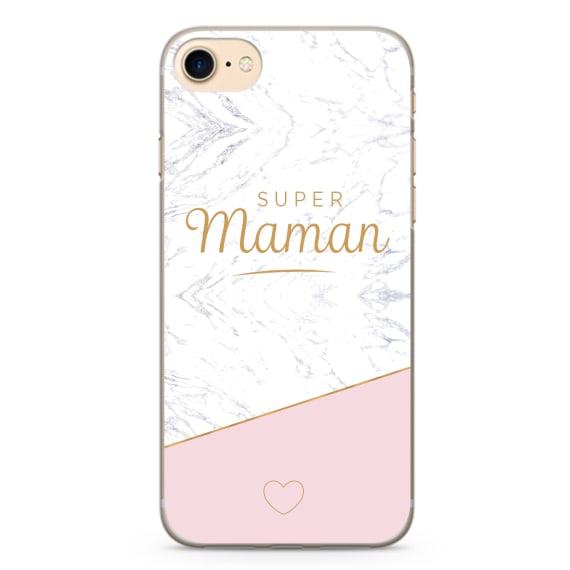 COQUE DESIGN IPHONE 8 SUP MAM