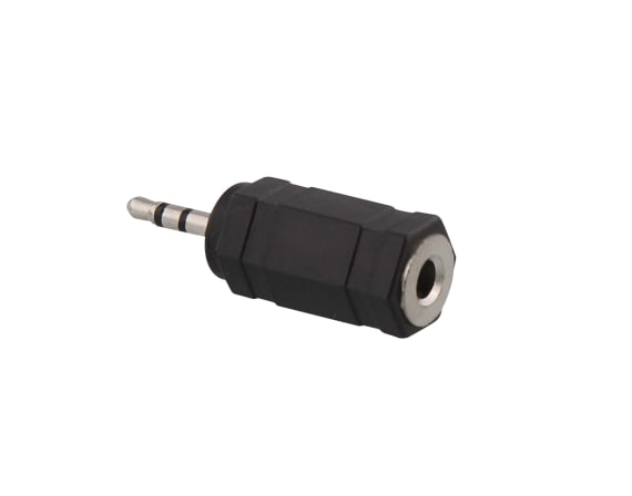 Jack 2,5mm male / jack 3,5mm female adapter