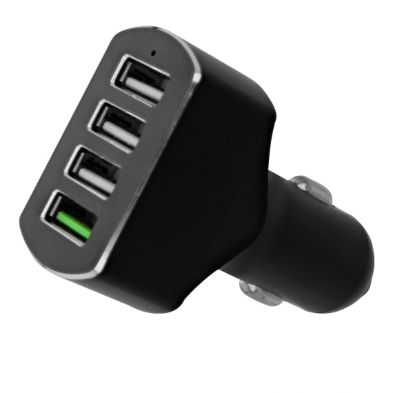 Cargador de coche 4XUSB-A de carga rápida de 50W